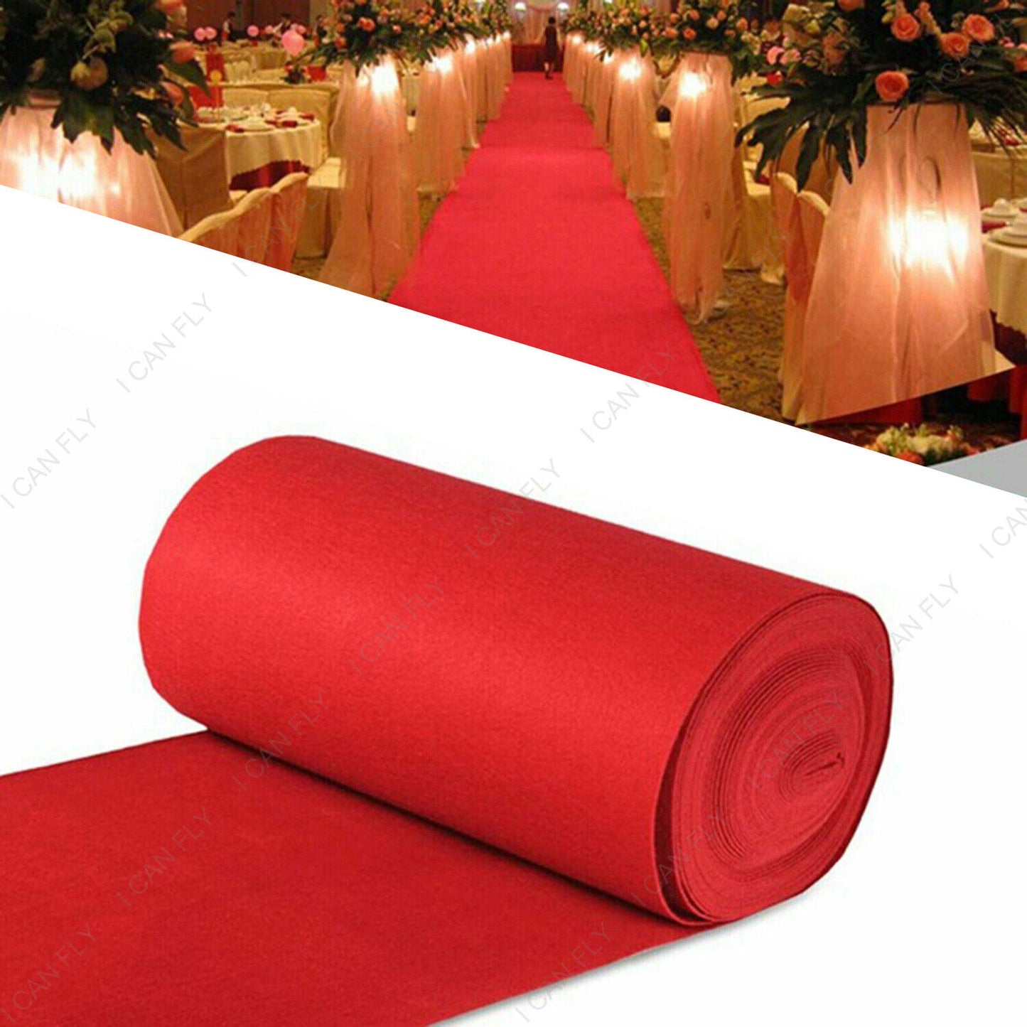 5/10*1M Red Carpet Hollywood Awards Night Wedding Party Decoration