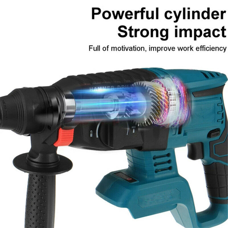 Brushless Cordless Rotary SDS Hammer Impact Drill Body For 18V Makita battery