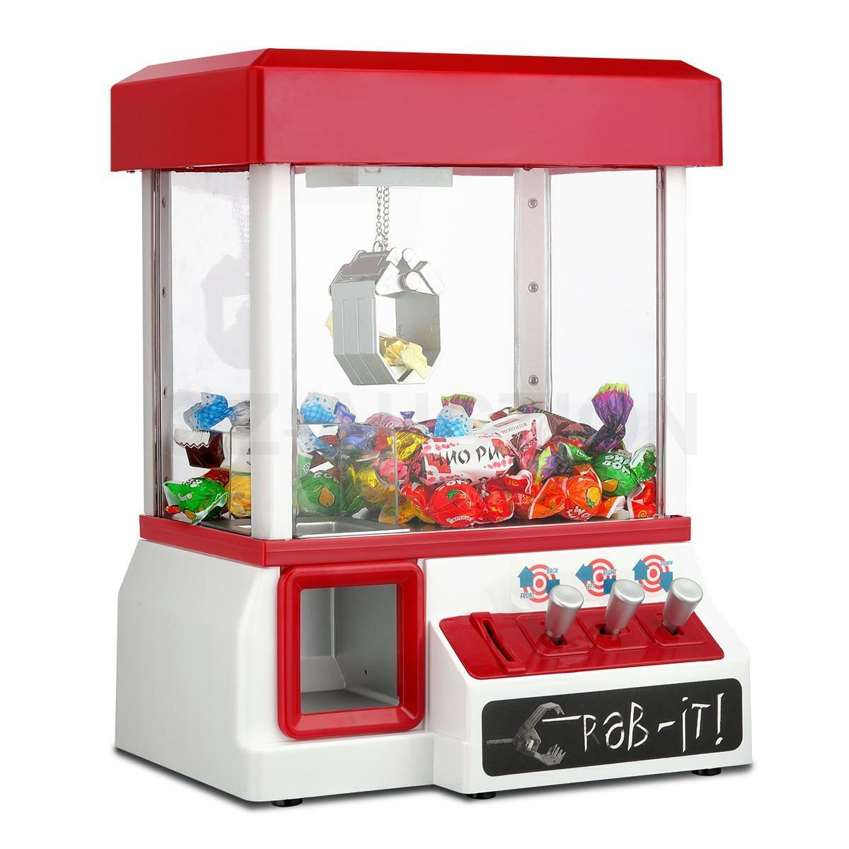 Carnival Style Vending Arcade Claw Candy Grabber Prize Machine Game Kids Toy