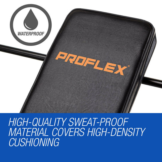 PROFLEX 7IN1 WEIGHT BENCH PRESS MULTI-STATION HOME GYM LEG CURL