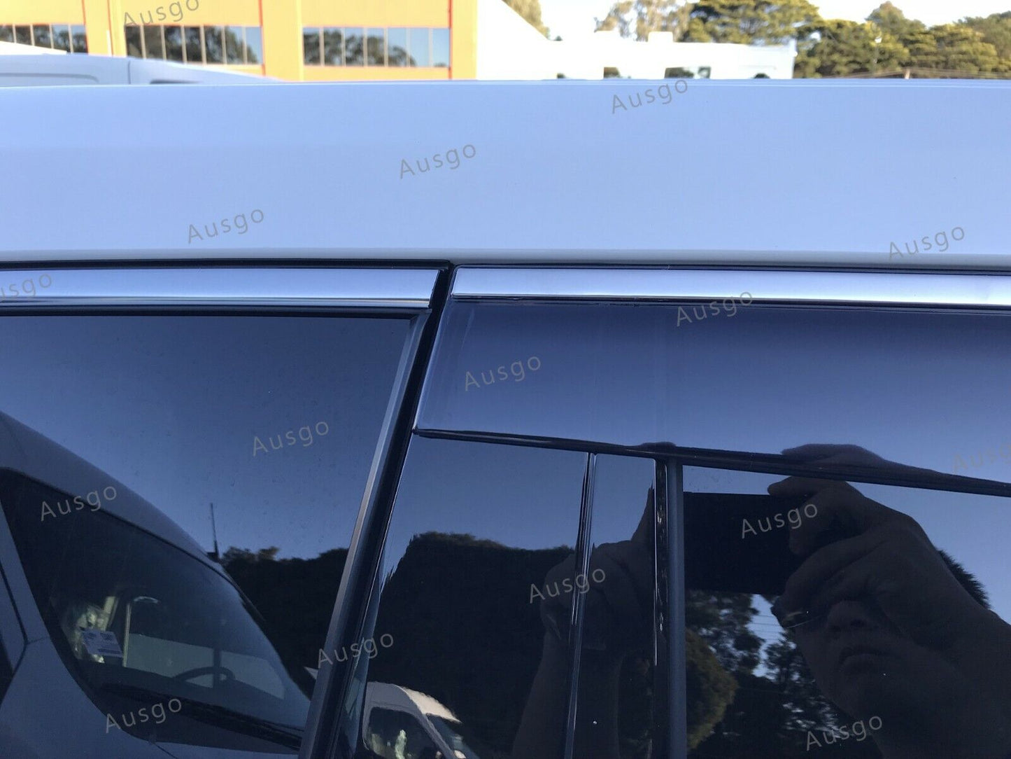 AUS Stainless Steel Weather Shields Weathershields For Toyota Kluger 2013-2021