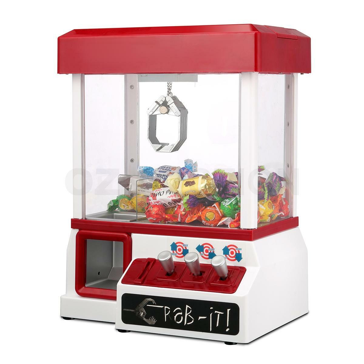 Carnival Style Vending Arcade Claw Candy Grabber Prize Machine Game Kids Toy