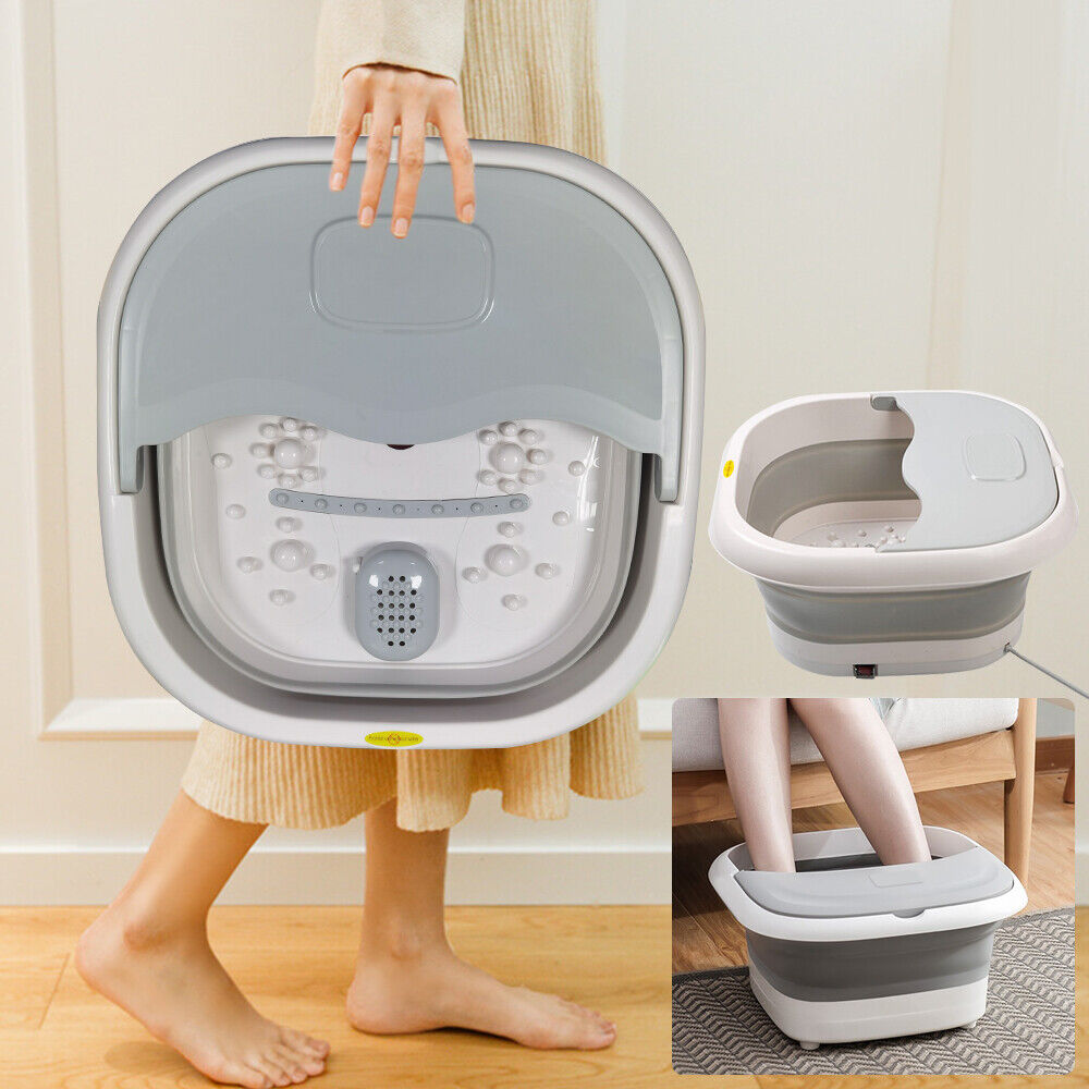 Automatic Heated Foot Tub Electric Sauna Foot Bath Massage Pediluvium Bucket SPA