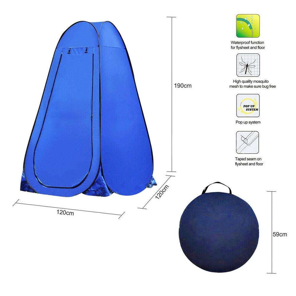 New Portable Pop Up Outdoor Camping Shower Tent Toilet Privacy Change Room