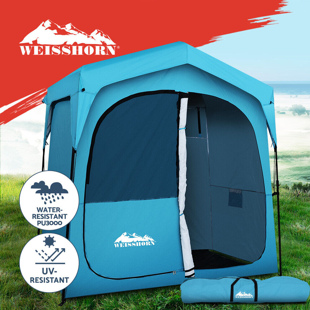 Weisshorn Extra Fast Set Up Camping Shower Tent Outdoor Toilet Change Room