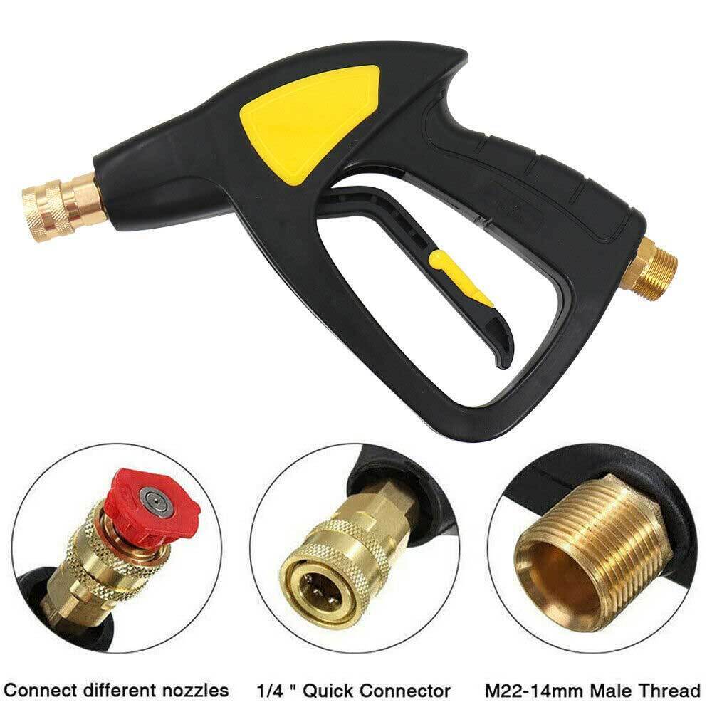 High Pressure Washer Spray Gun Washing Kit Jet Lance Wash Nozzle For Car Washing