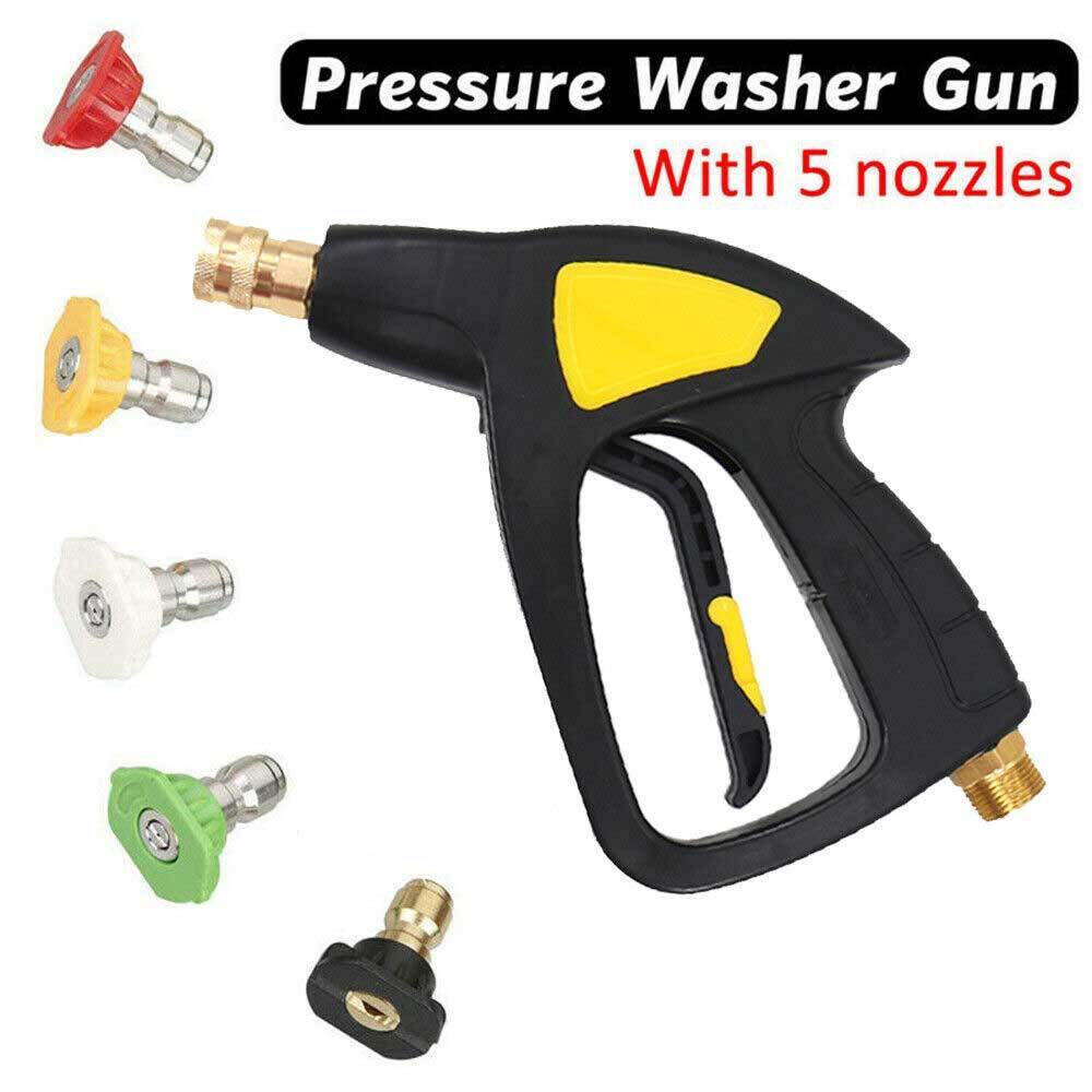 High Pressure Washer Spray Gun Washing Kit Jet Lance Wash Nozzle For Car Washing