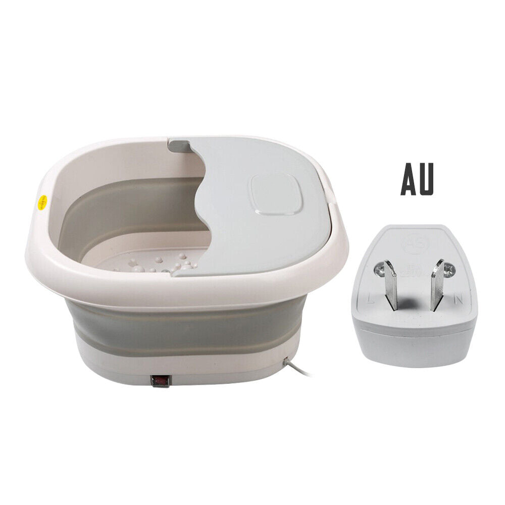 Automatic Heated Foot Tub Electric Sauna Foot Bath Massage Pediluvium Bucket SPA