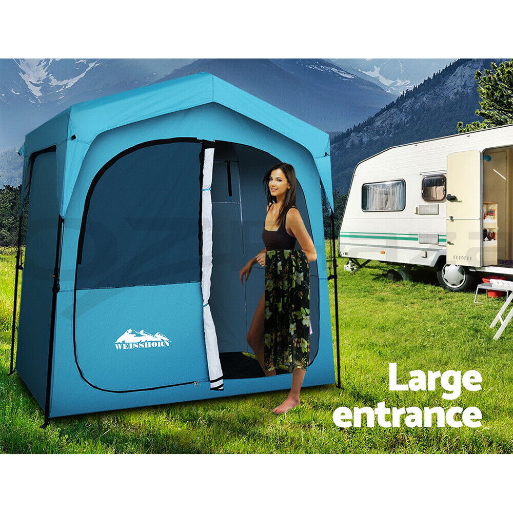 Weisshorn Extra Fast Set Up Camping Shower Tent Outdoor Toilet Change Room