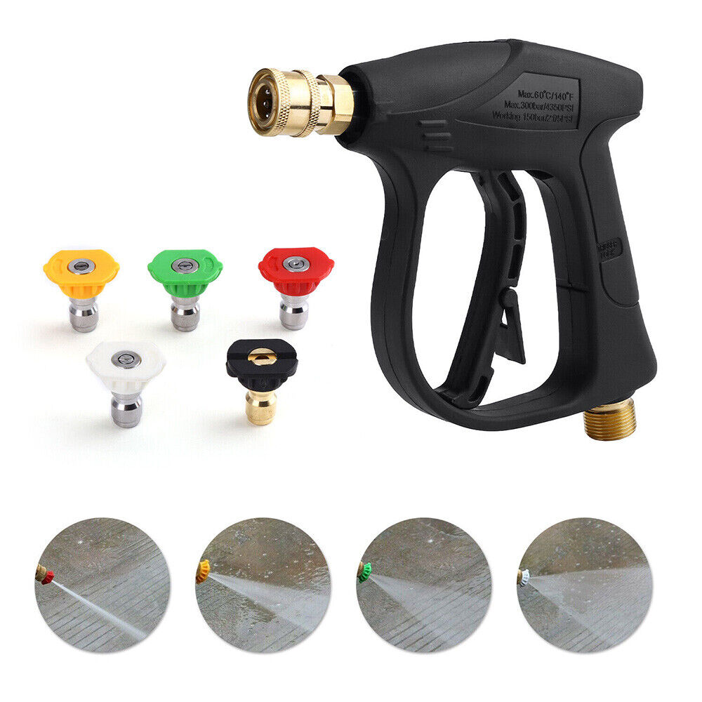 High Pressure Washer Spray Gun Washing Kit Jet Lance Wash Nozzle For Car Washing