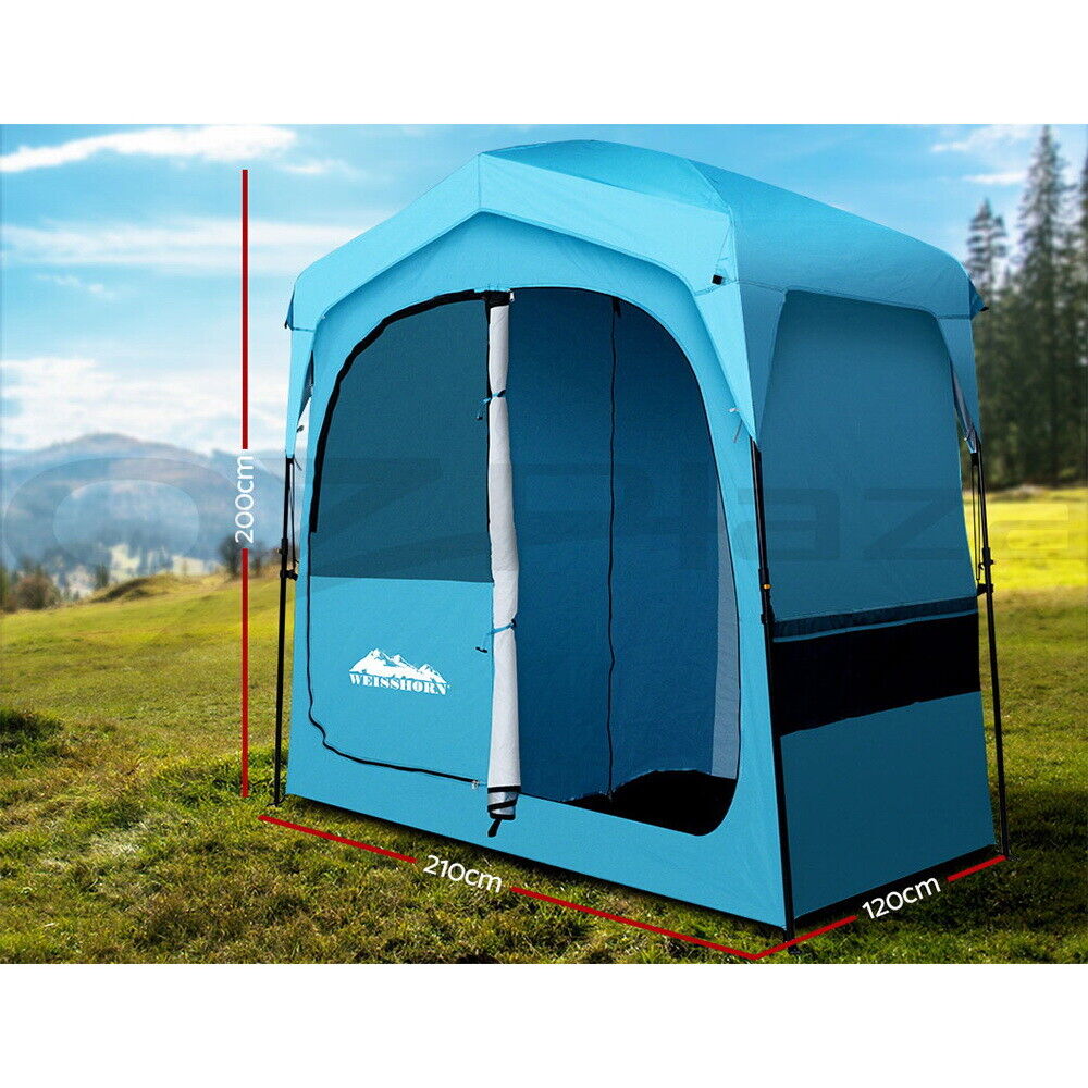 Weisshorn Extra Fast Set Up Camping Shower Tent Outdoor Toilet Change Room