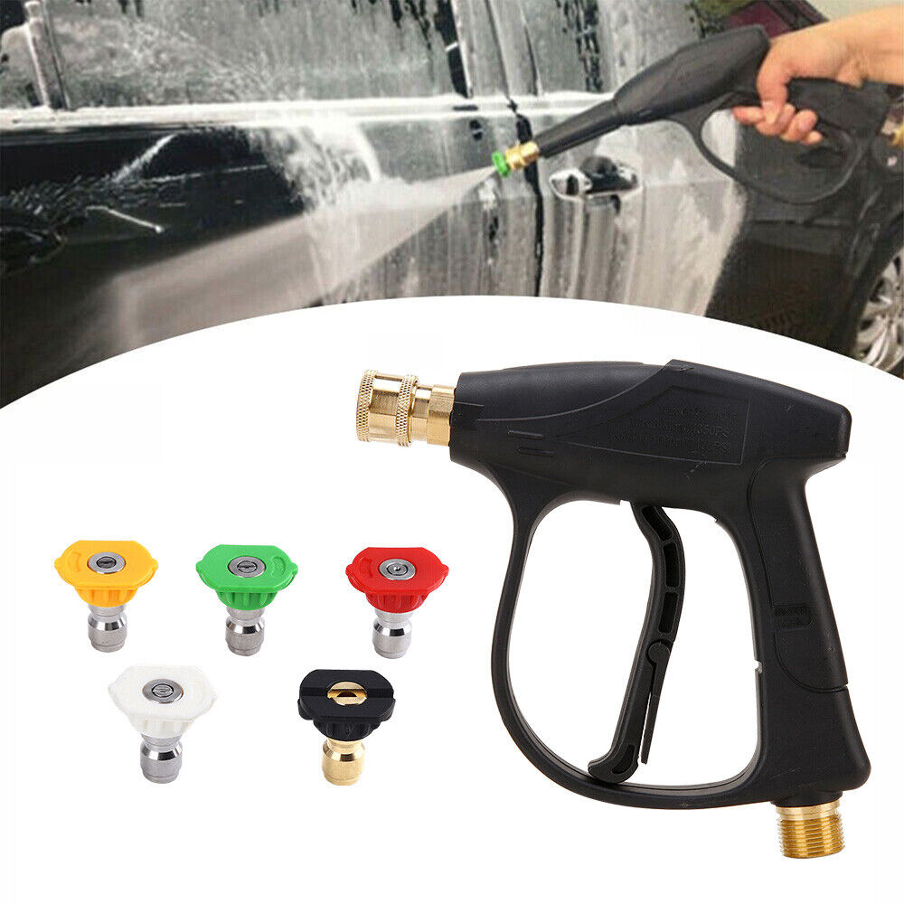 High Pressure Washer Spray Gun Washing Kit Jet Lance Wash Nozzle For Car Washing