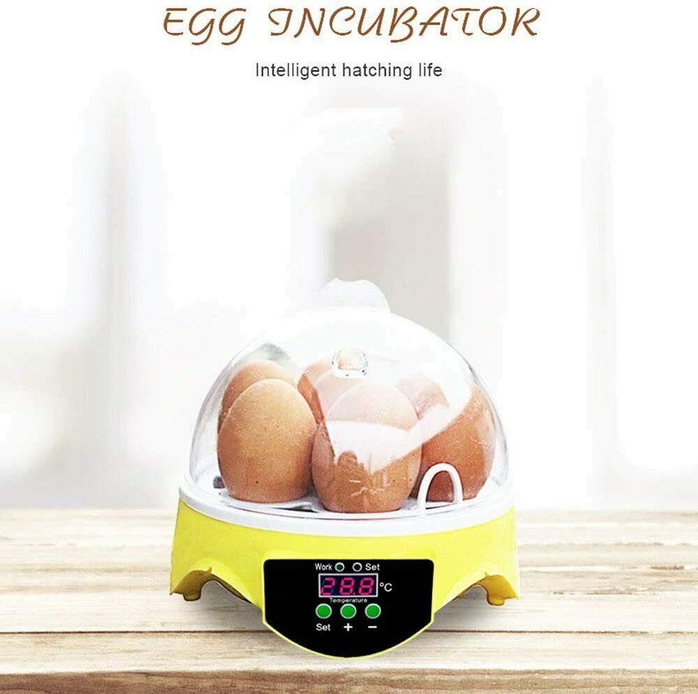 7 Egg Incubator Automatic Digital LED Hatch Turning Chicken Duck Quail Poultry