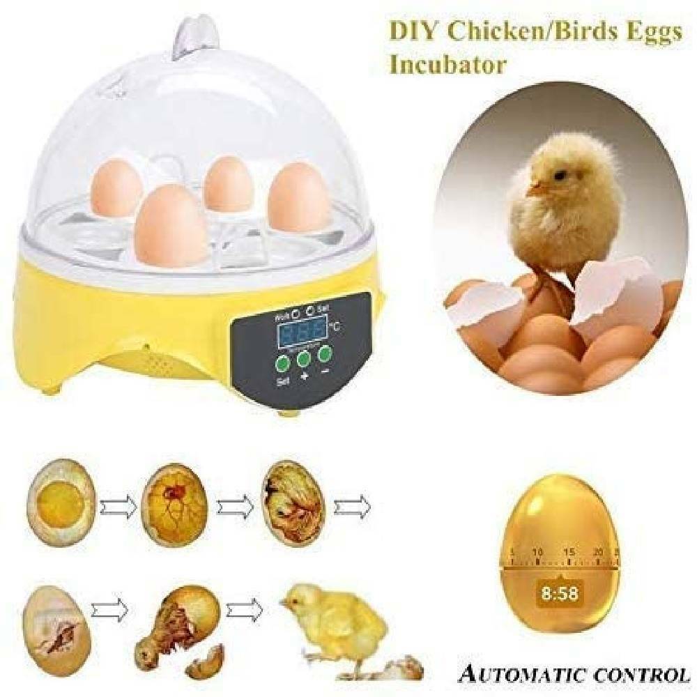 7 Egg Incubator Automatic Digital LED Hatch Turning Chicken Duck Quail Poultry