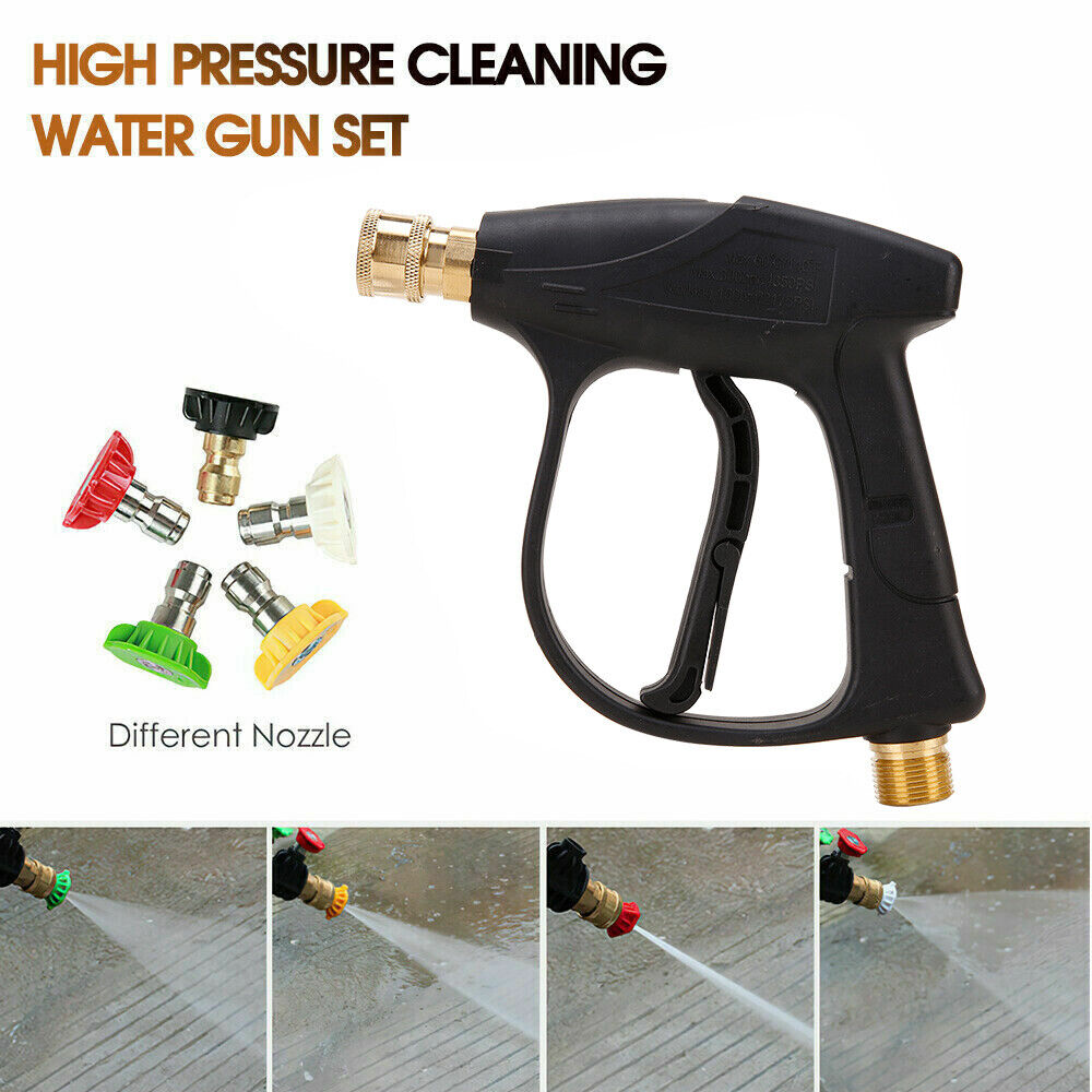 High Pressure Washer Spray Gun Washing Kit Jet Lance Wash Nozzle For Car Washing