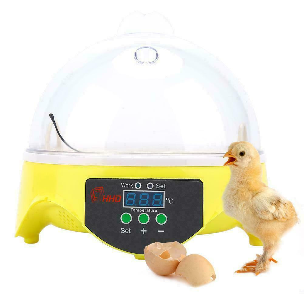 7 Egg Incubator Automatic Digital LED Hatch Turning Chicken Duck Quail Poultry