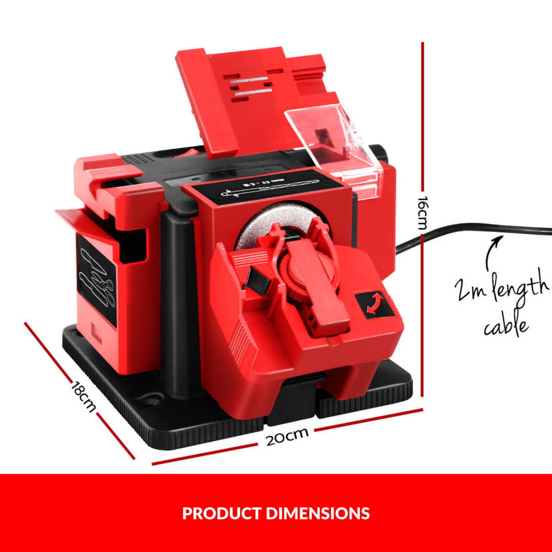 GIANTZ Electric Multi Tool Sharpener Function Drill Bit Knife Scissors Chisel AU