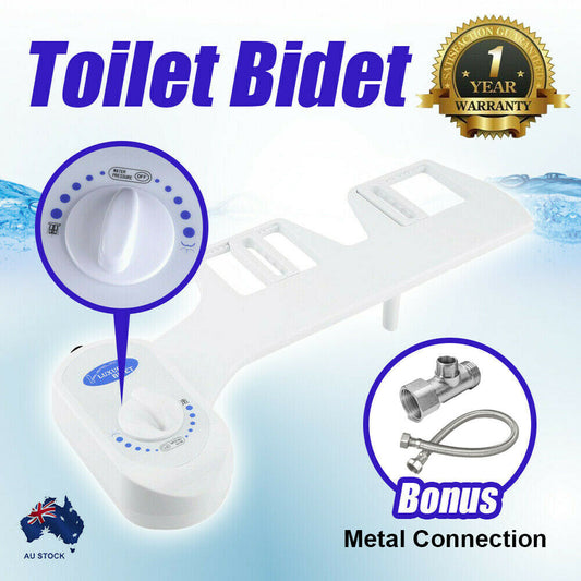 Hygiene Toilet Bidet Seat Attachment Spray Water Wash Clean Metal Upgrade Vision