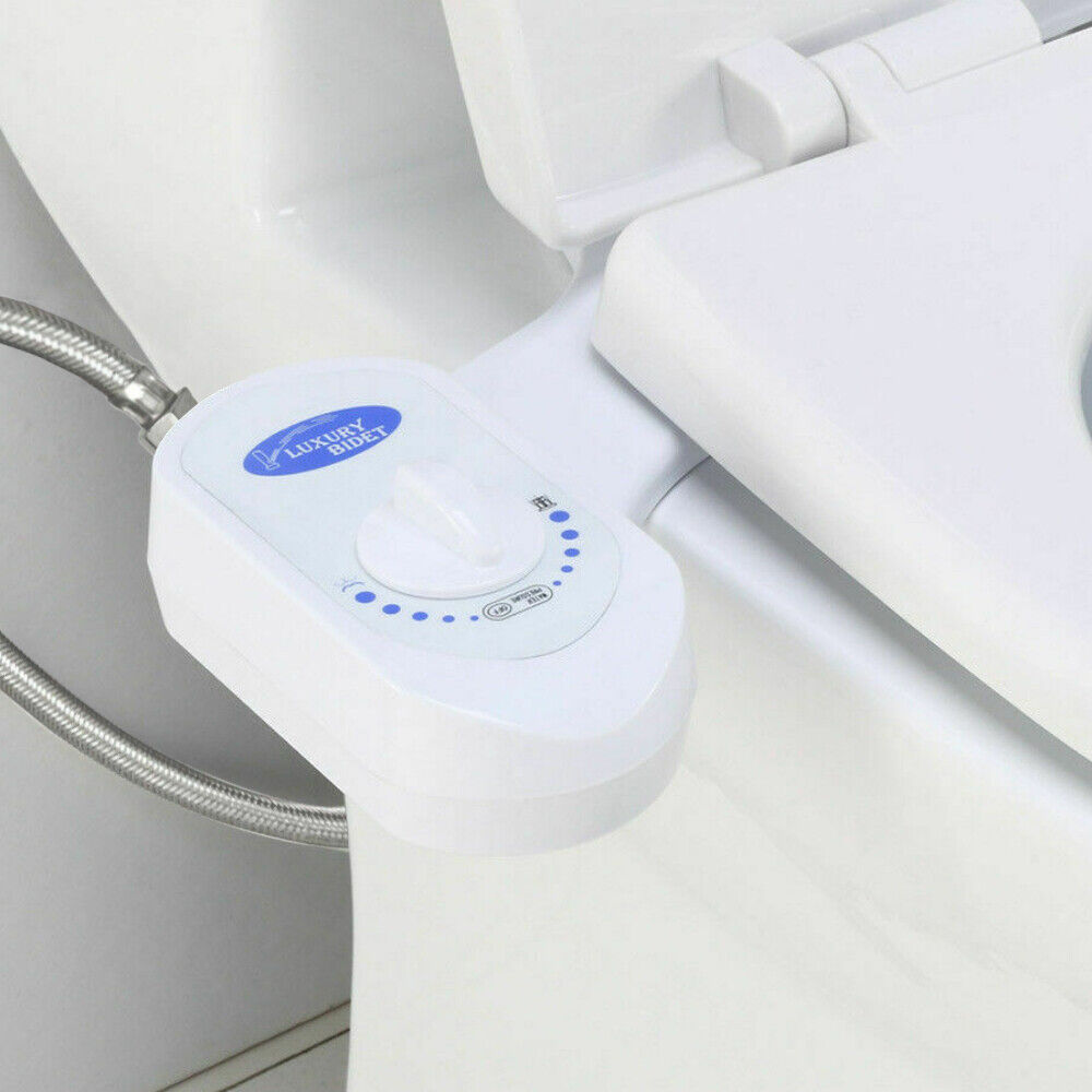 Hygiene Toilet Bidet Seat Attachment Spray Water Wash Clean Metal Upgrade Vision