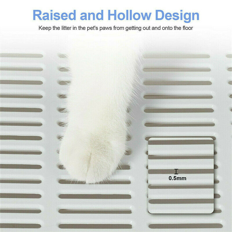 Self-Cleaning Hooded Cat Litter Box Enclosed Large Kitty Toilet Box Tray Refills