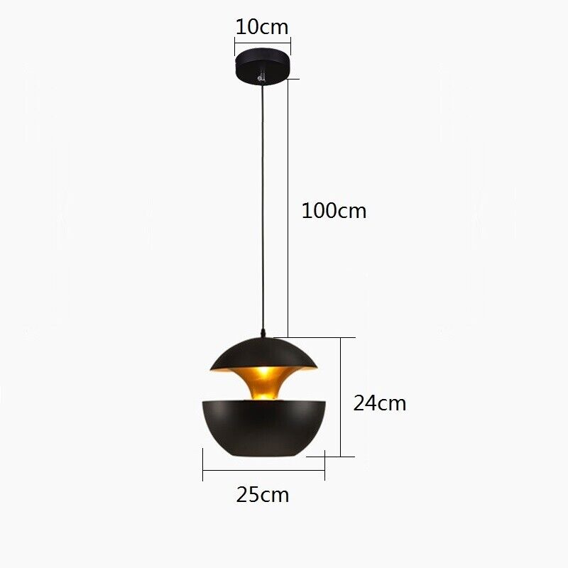 Kitchen Pendant Light Bar Black Lamp LED Chandelier Lighting Home Ceiling Lights