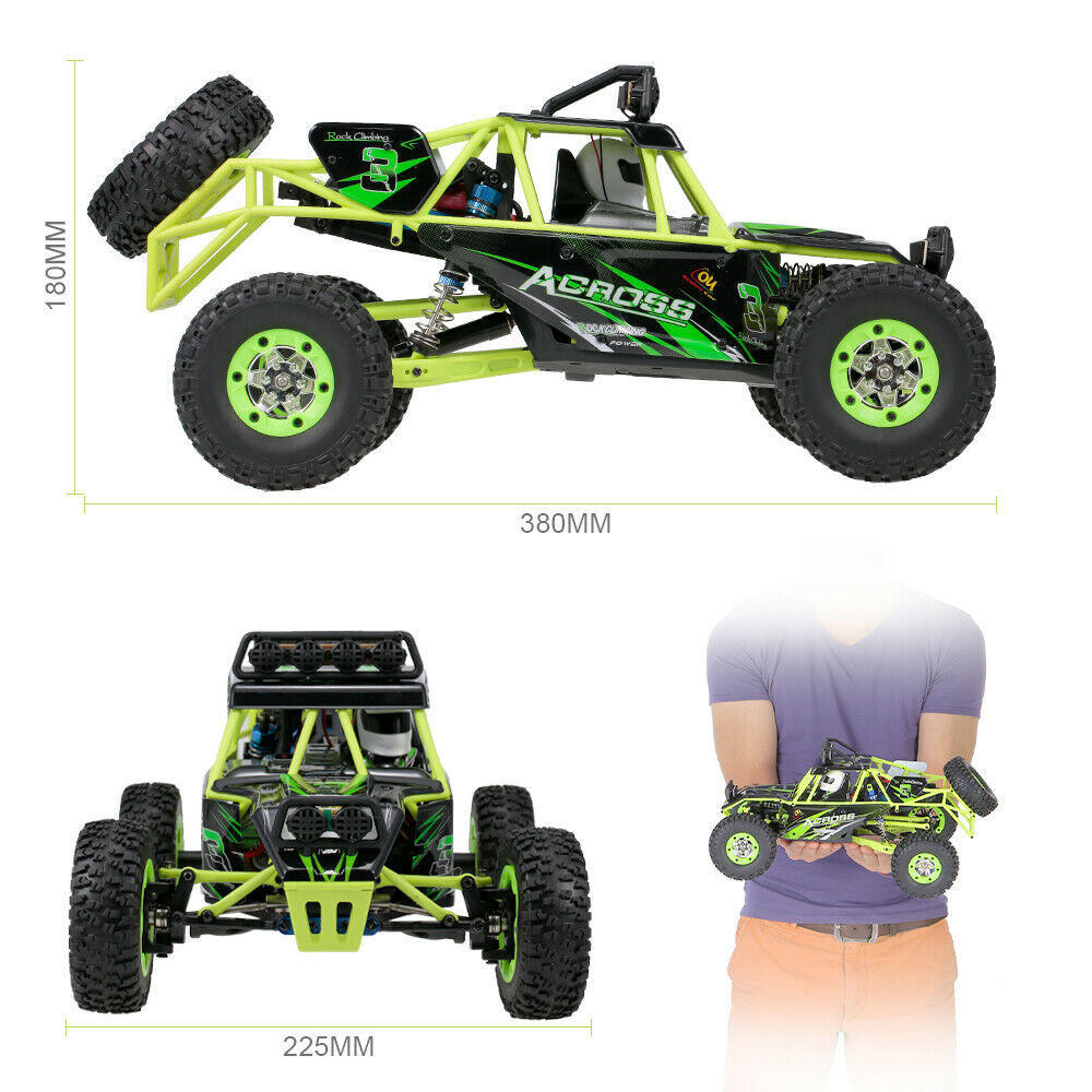 Wltoys 12428 1/12 High Speed RC Buggy 2.4G 4WD Off Road Car RC Truck RTR