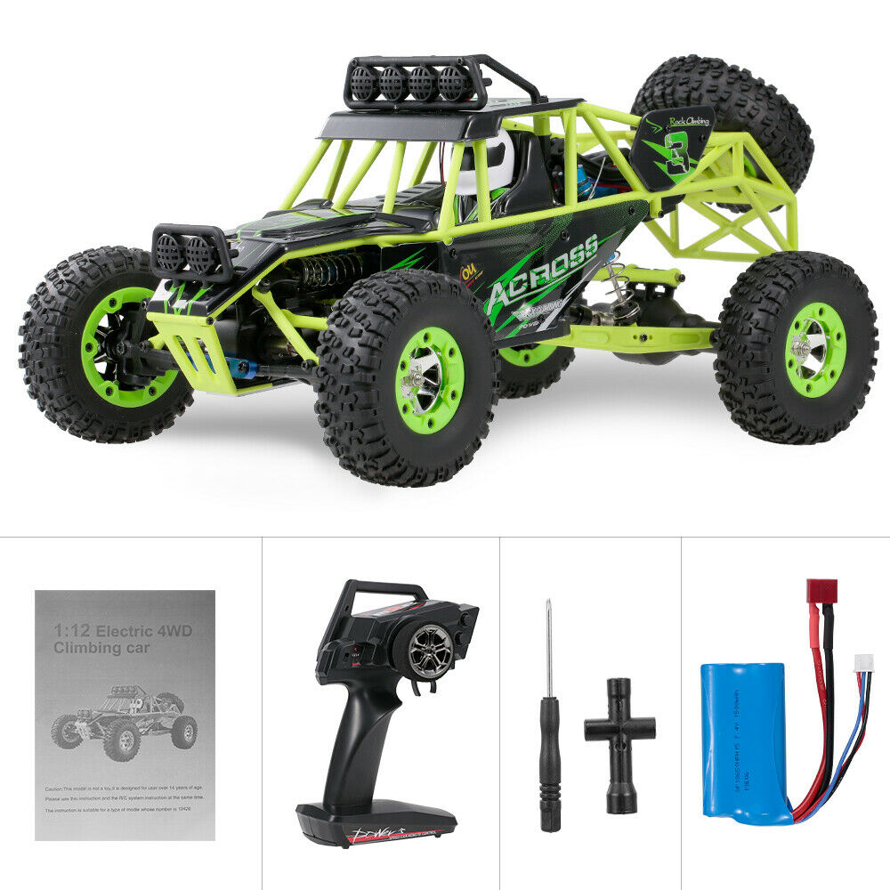 Wltoys 12428 1/12 High Speed RC Buggy 2.4G 4WD Off Road Car RC Truck RTR