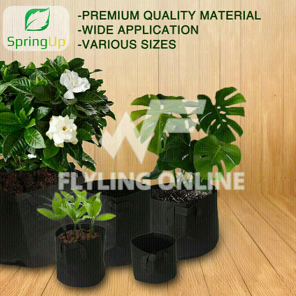 SpringUp Fabric Plant Pots Garden Grow Bags Planter Breathable Flower Vegetable