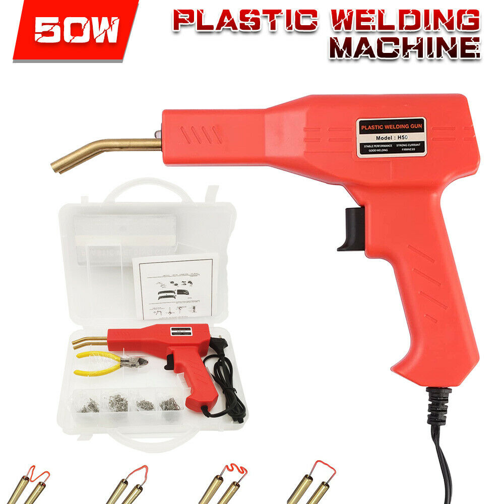 Handy Plastic Welder Garage Repair Welding Kit Auto Bumper Hot Stapler Machine