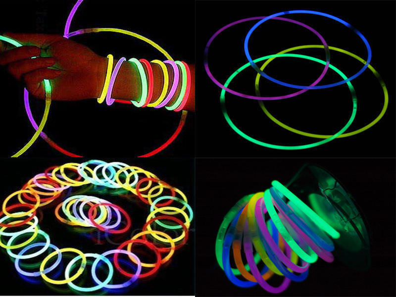 200 Color Mixed Glow Sticks Bracelets Light Party glowsticks glow in the dark