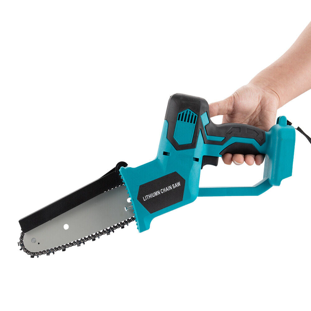 8'' Cordless Electric Chainsaw Wood Cutting Saw Cutter For Makita 18V Battery