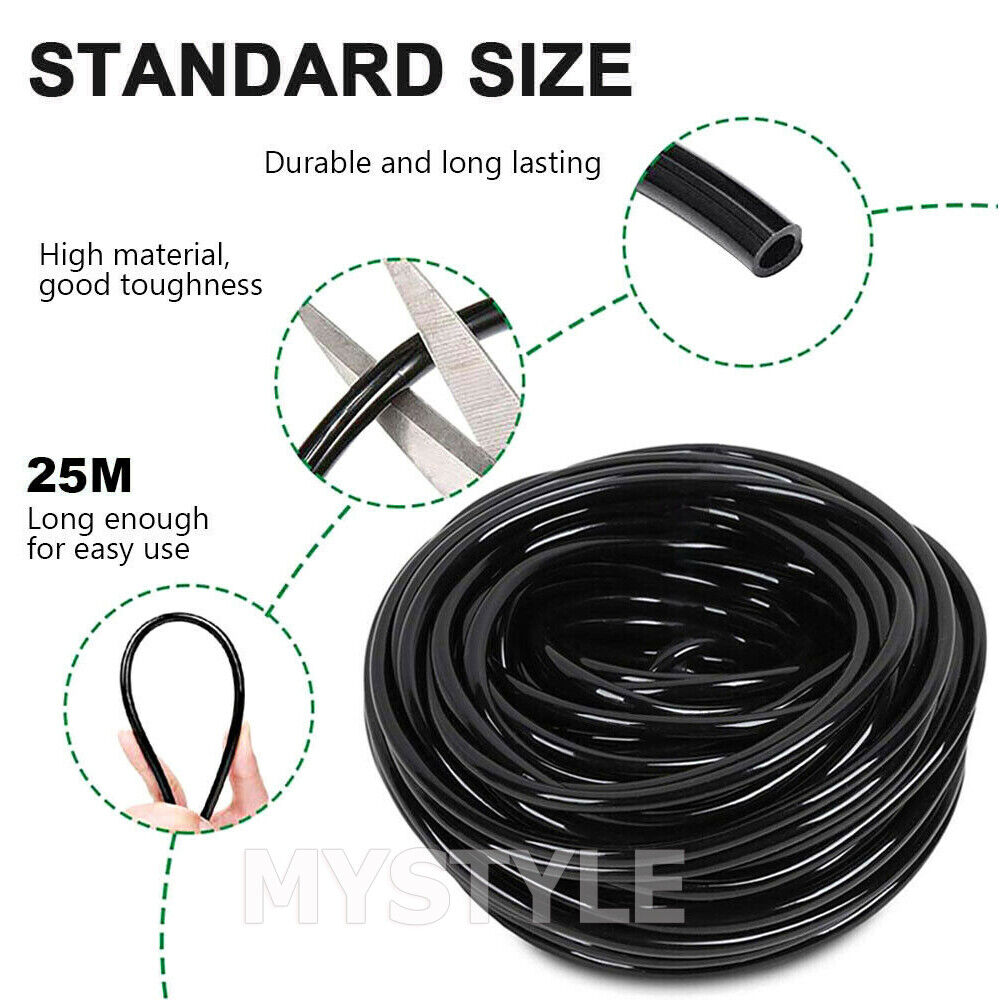 25M Garden DIY Hose irrigation System Micro Watering Drip Auto Planting Flower