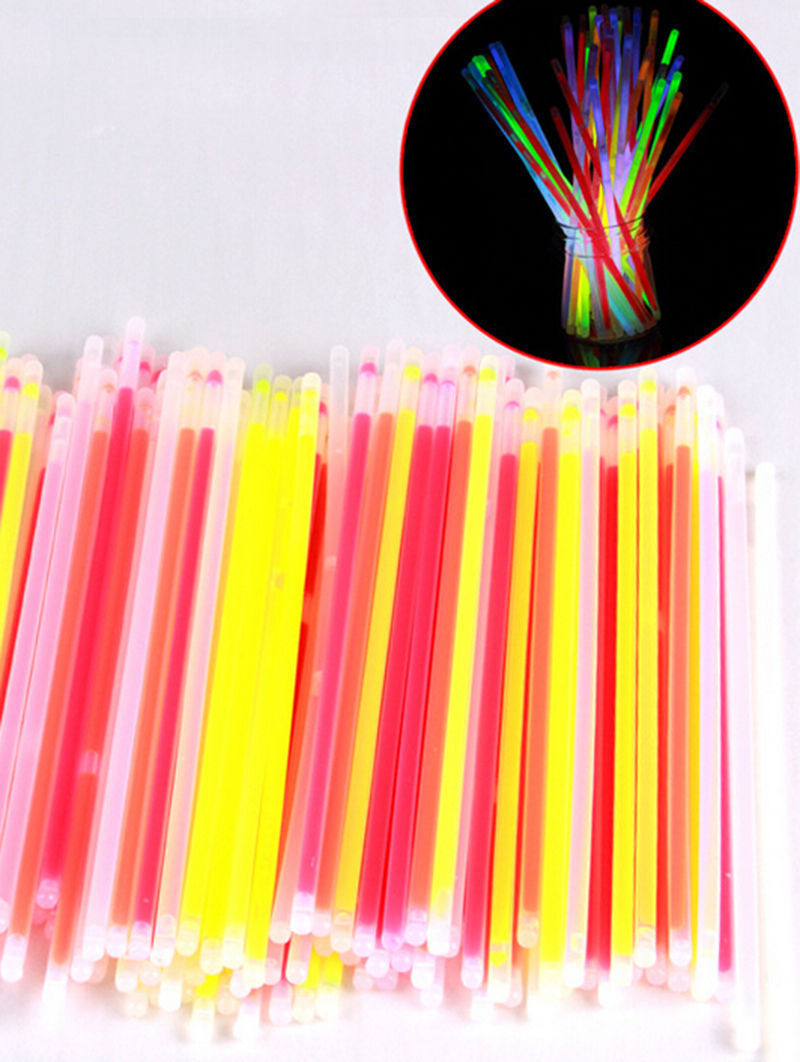 200 Color Mixed Glow Sticks Bracelets Light Party glowsticks glow in the dark