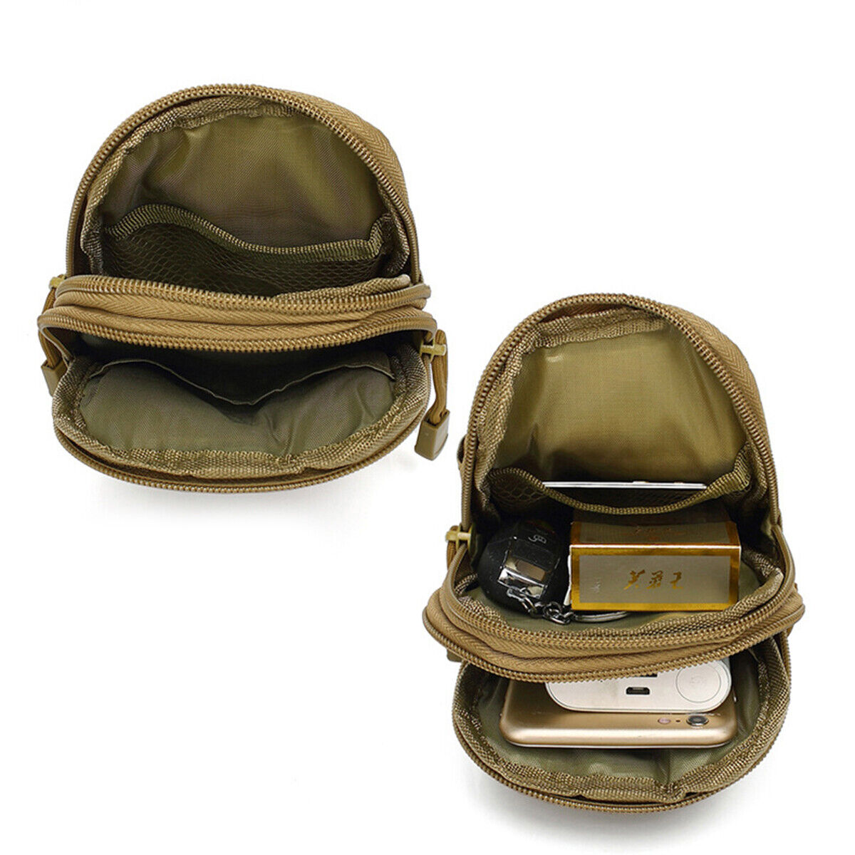 Outdoor Molle Military Tactical Camo Belt Waist Bag Phone Pouch Fanny Pack Bag