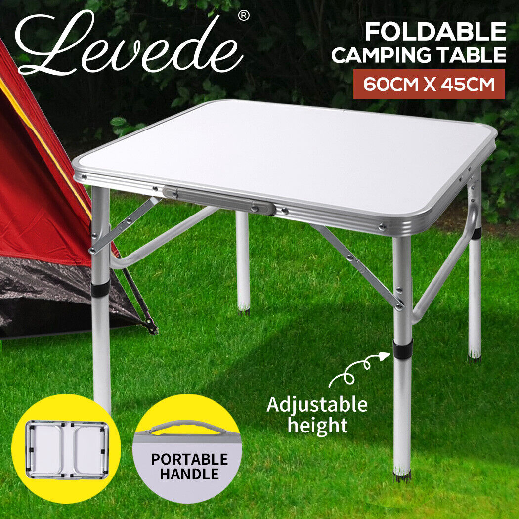 Levede Camping Table Folding Aluminium Portable Picnic Outdoor Foldable BBQ Desk