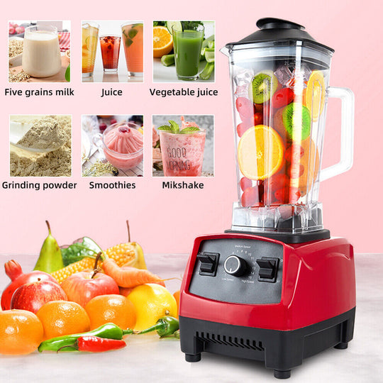 2L HIGH SPEED COMMERCIAL BLENDER MIXER FOOD PROCESSOR ICE CRUSH SMOOTHIE JUICER