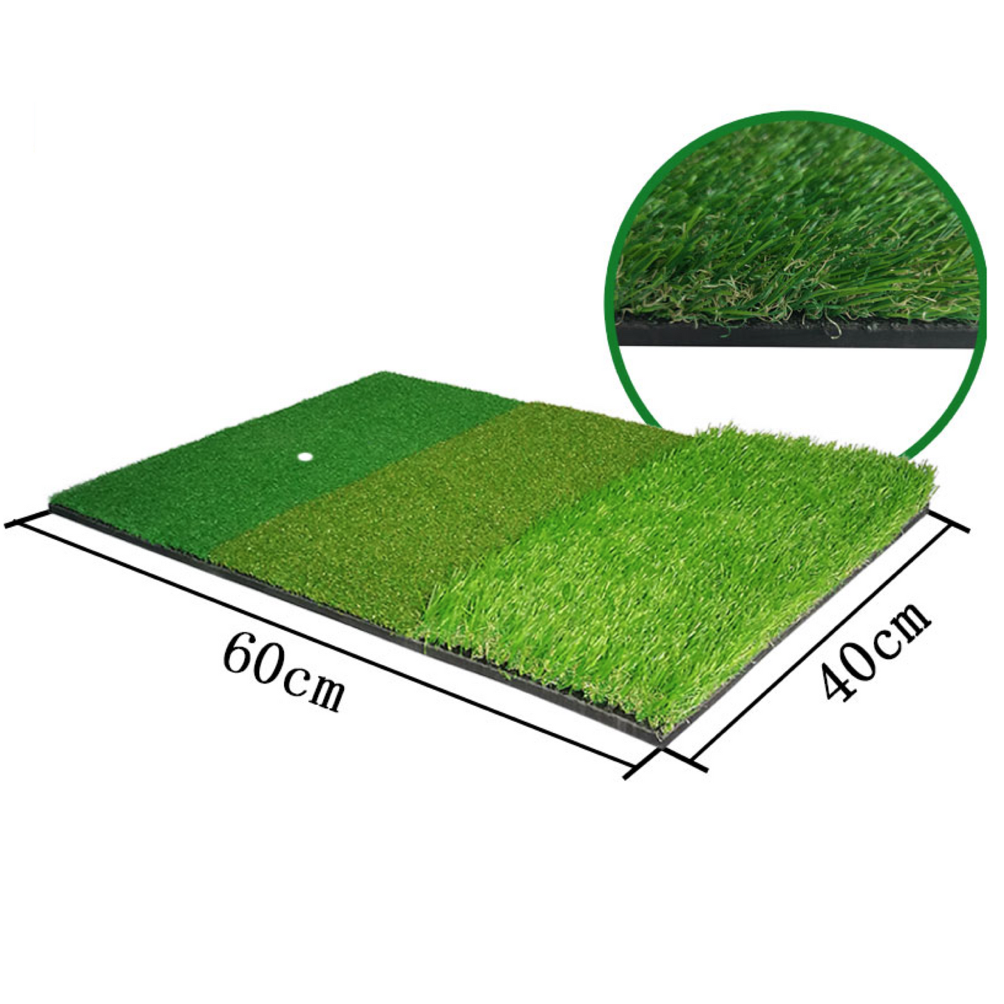 Golf Mat 3-in-1 Practice Mat Outdoor Indoor Training Mat Hitting Mat Driving Pad