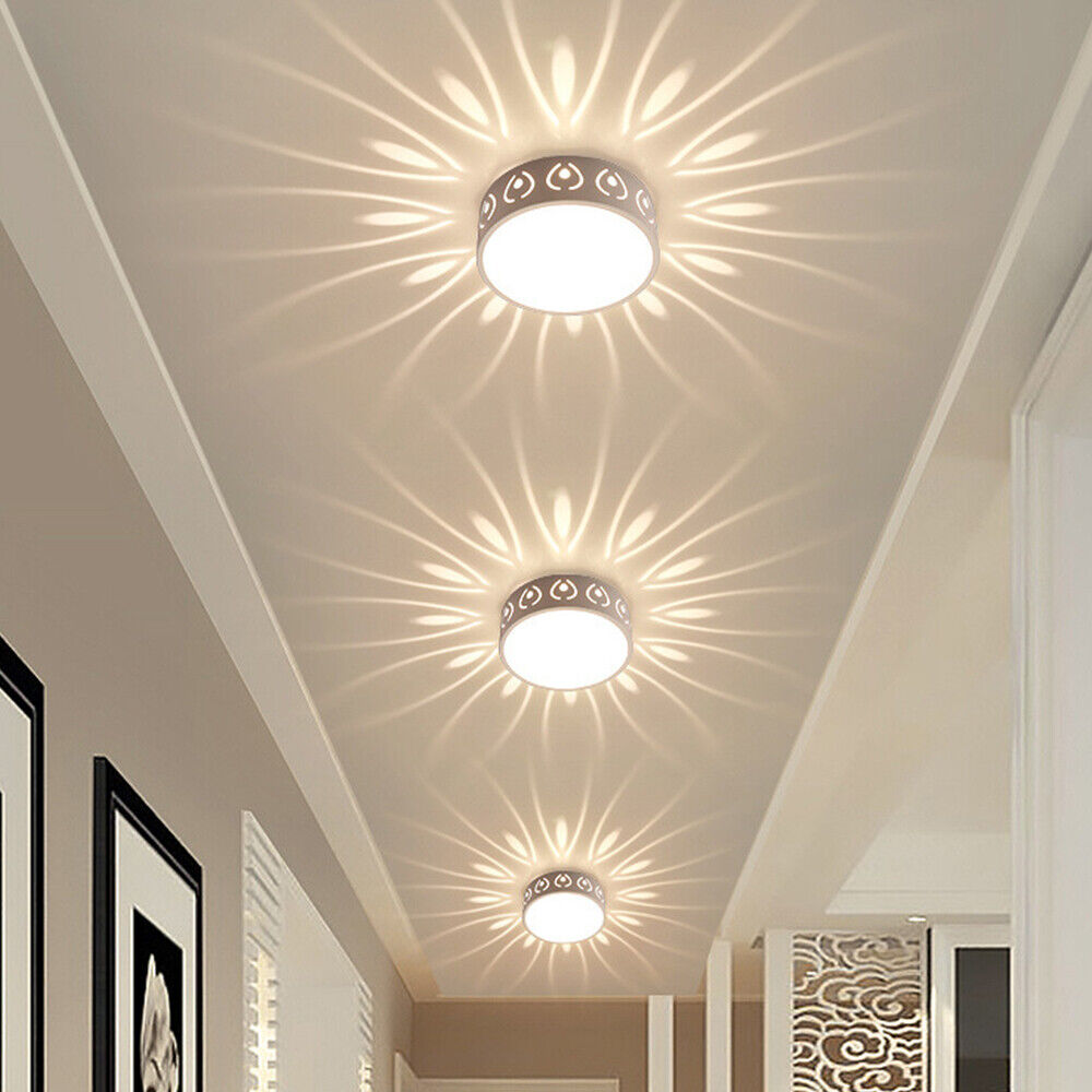 LED Crystal Ceiling Light Modern Acrylic Lamp Kitchen Living Room Lighting