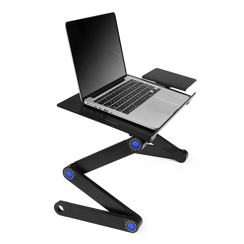 New Portable Foldable Laptop Stand Desk Table Tray Adjustable Sofa Bed Mouse Pad