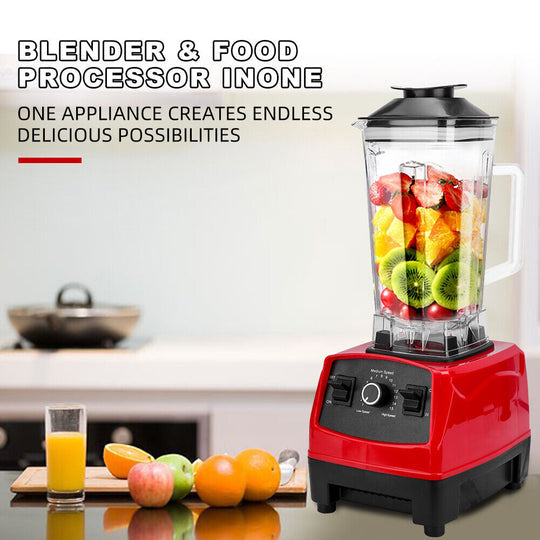 2L HIGH SPEED COMMERCIAL BLENDER MIXER FOOD PROCESSOR ICE CRUSH SMOOTHIE JUICER