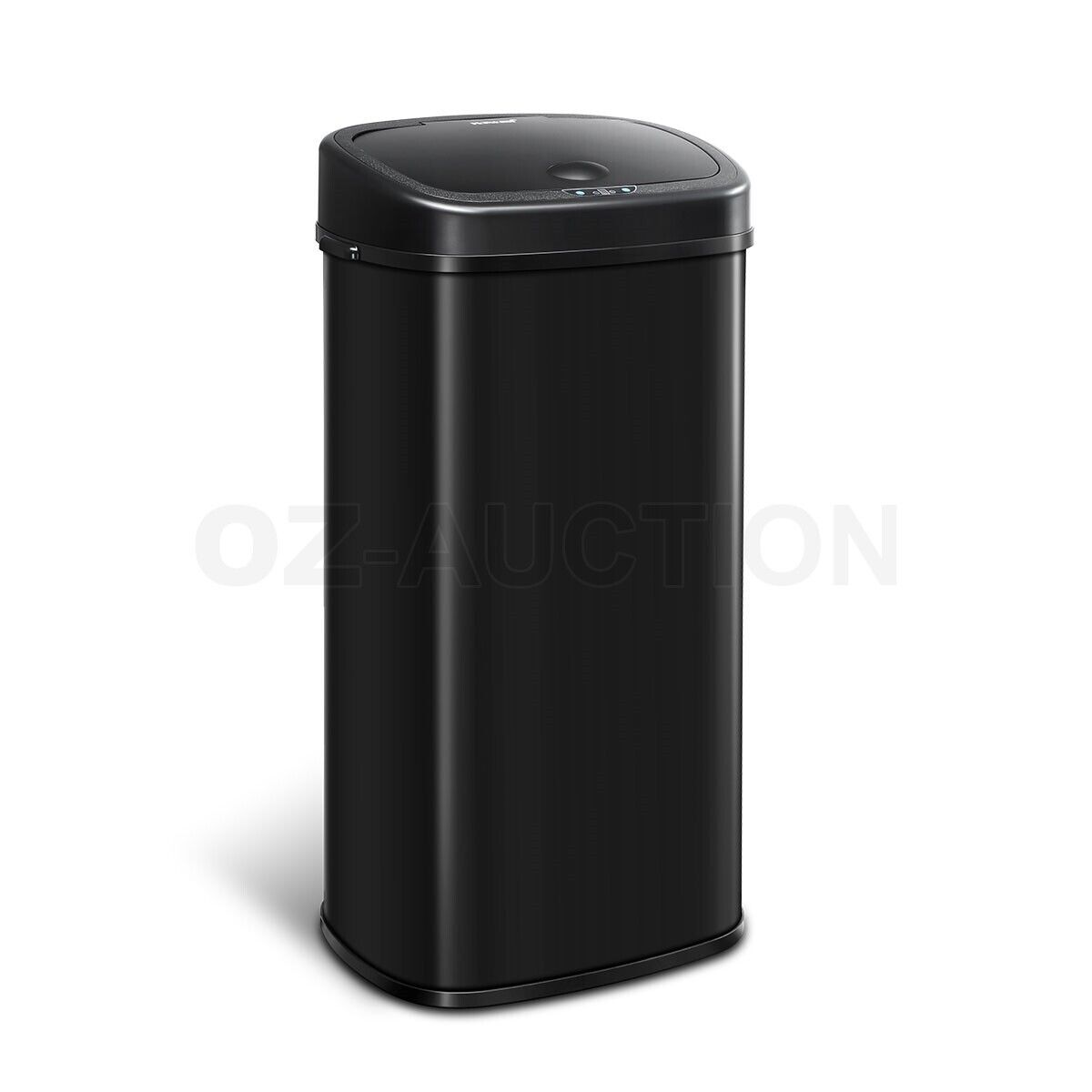 68L Motion Sensor Bin Automatic Stainless Steel Kitchen Rubbish Trash - Black