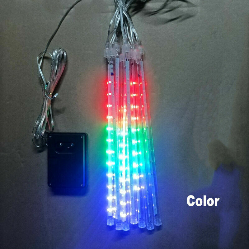 288LED Solar String Light Meteor Shower Rain Tree Flowing Lighting XMAS Party AU