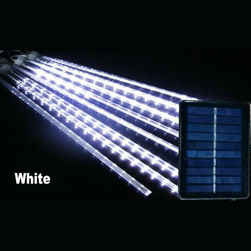 288LED Solar String Light Meteor Shower Rain Tree Flowing Lighting XMAS Party AU