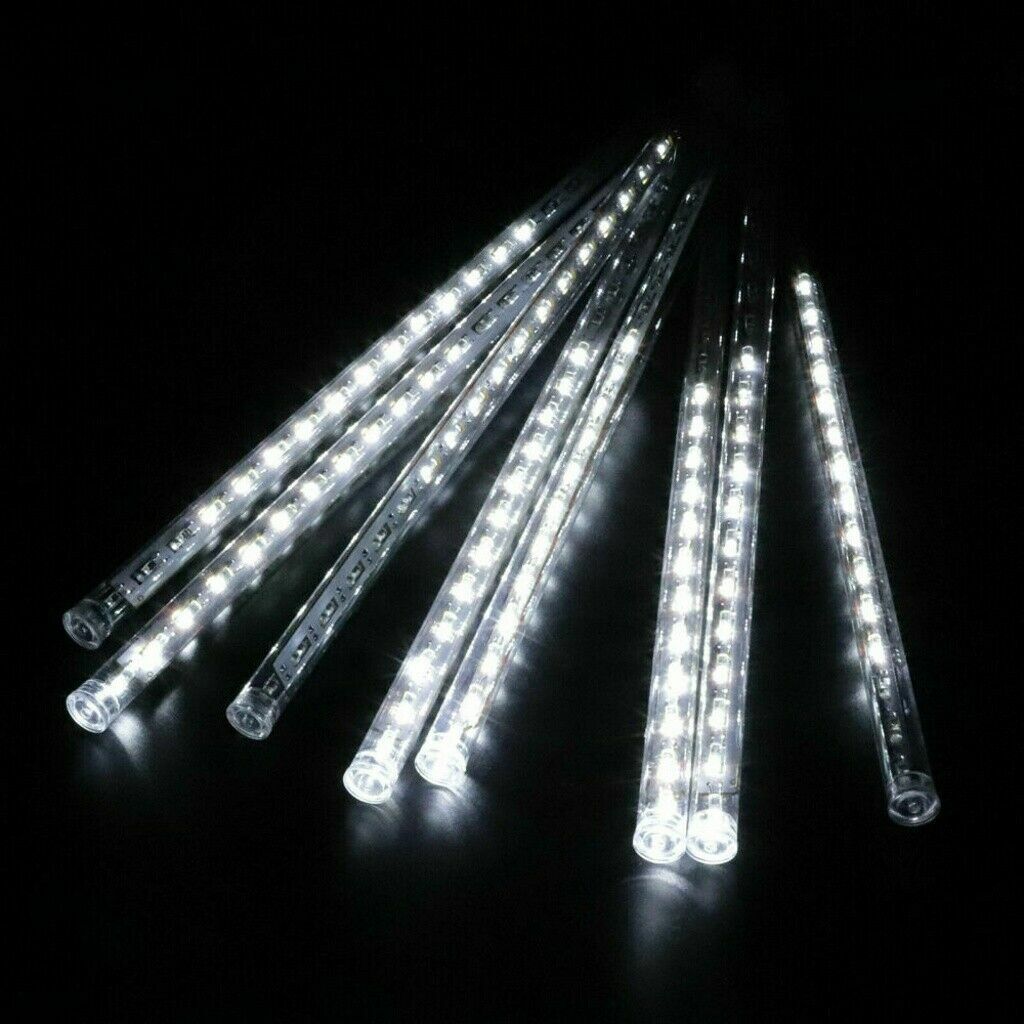 288LED Solar String Light Meteor Shower Rain Tree Flowing Lighting XMAS Party AU