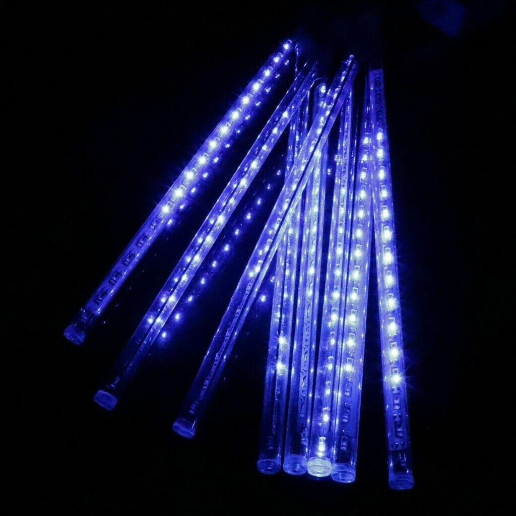 288LED Solar String Light Meteor Shower Rain Tree Flowing Lighting XMAS Party AU