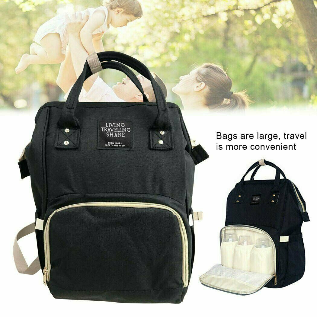 Waterproof Large Baby Diaper Nappy Backpack Maternity Mummy Changing Bag