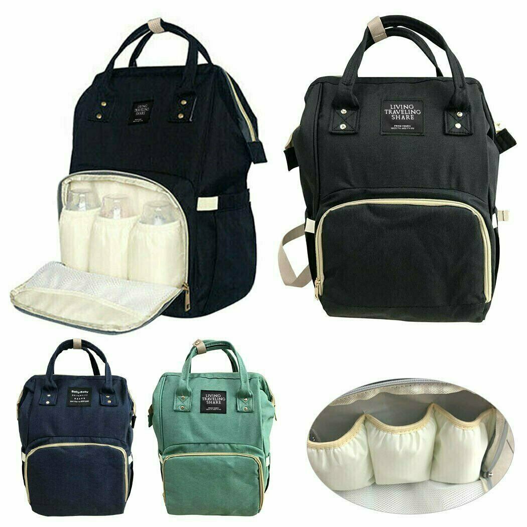 Waterproof Large Baby Diaper Nappy Backpack Maternity Mummy Changing Bag