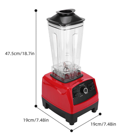 2L HIGH SPEED COMMERCIAL BLENDER MIXER FOOD PROCESSOR ICE CRUSH SMOOTHIE JUICER