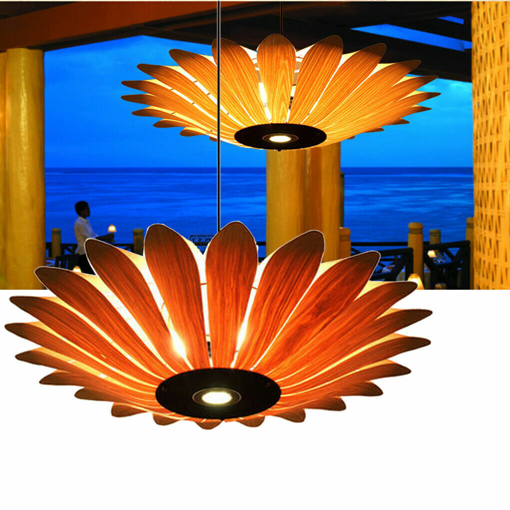 2x FLower Shaped Chandelier Pendant Light Restaurant Living Room Deco Warm Light