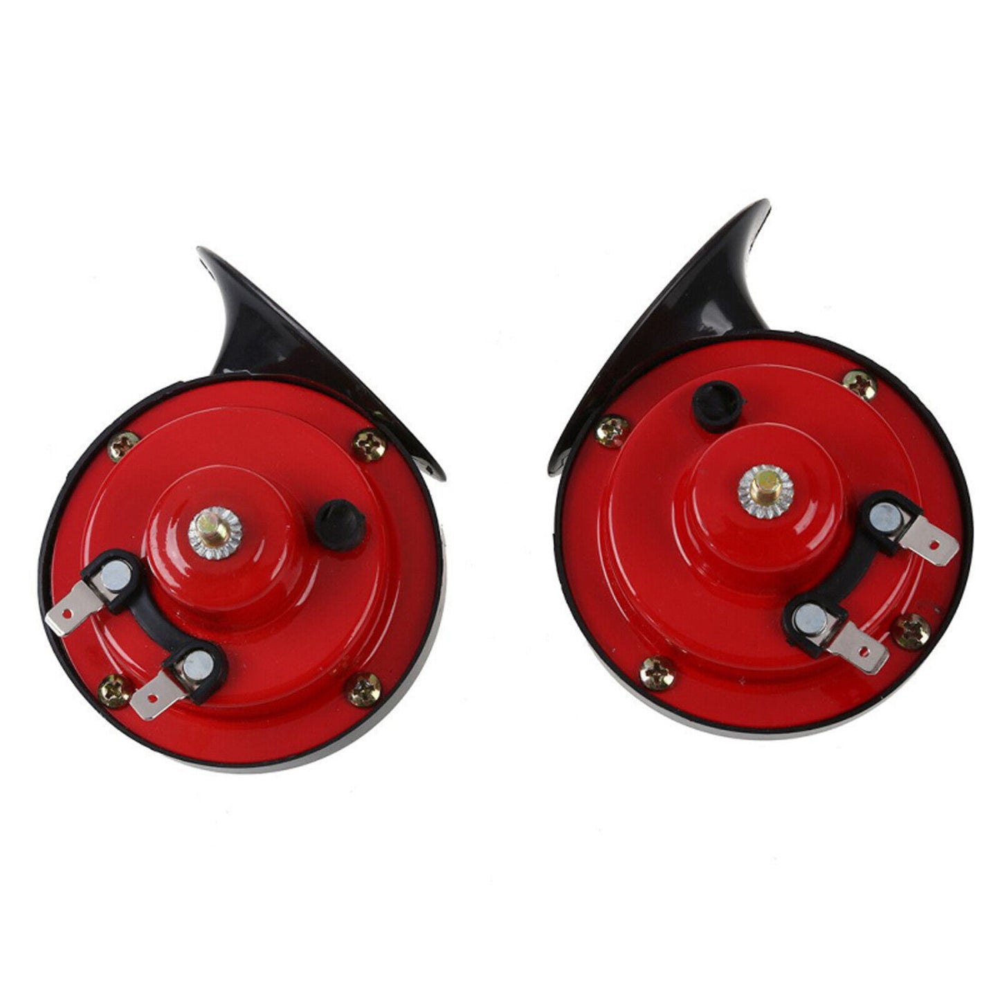 2Pcs Super Horn 12V 300DB Super Loud Horn Snail Motorcycle Car Truck Boat Train